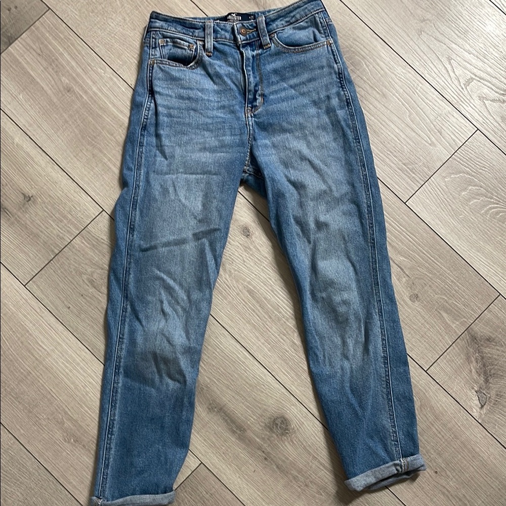 Hollister Blue Ankle Cropped Jeans